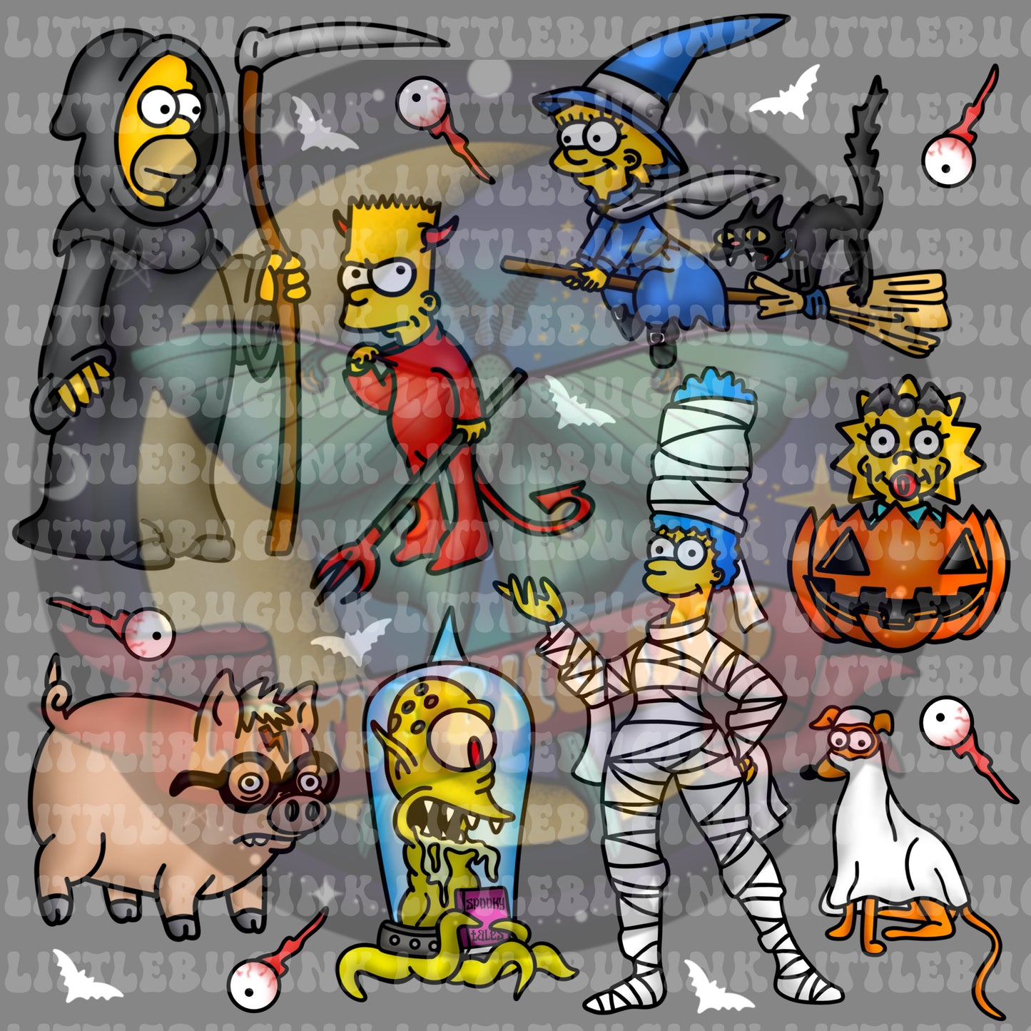 Spooky Simpsons PNG