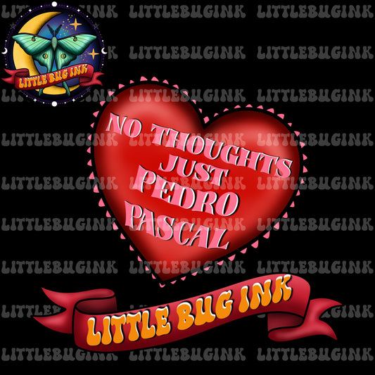 No thoughts just Pedro Pascal PNG