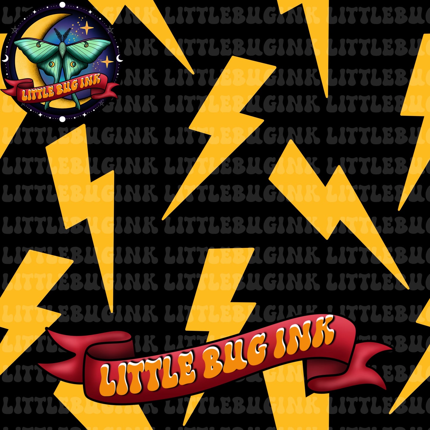 Black and yellow bolts