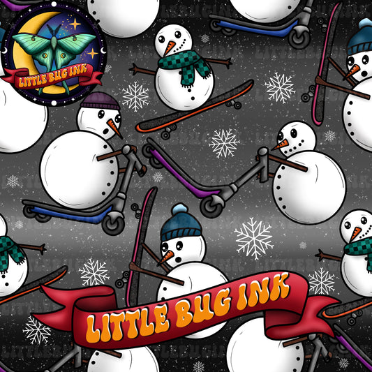 Skating snowmen exclusive colourways