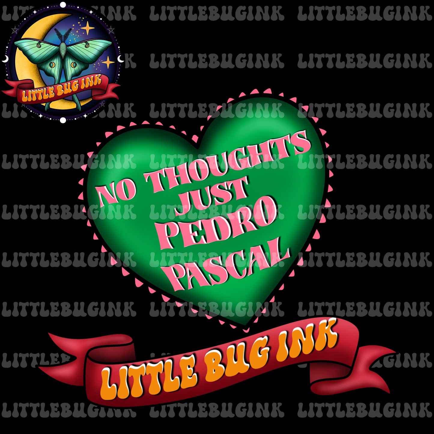 No thoughts just Pedro Pascal PNG