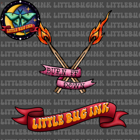 Burn it down PNG