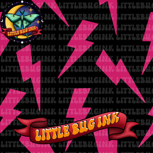 Black and pink bolts