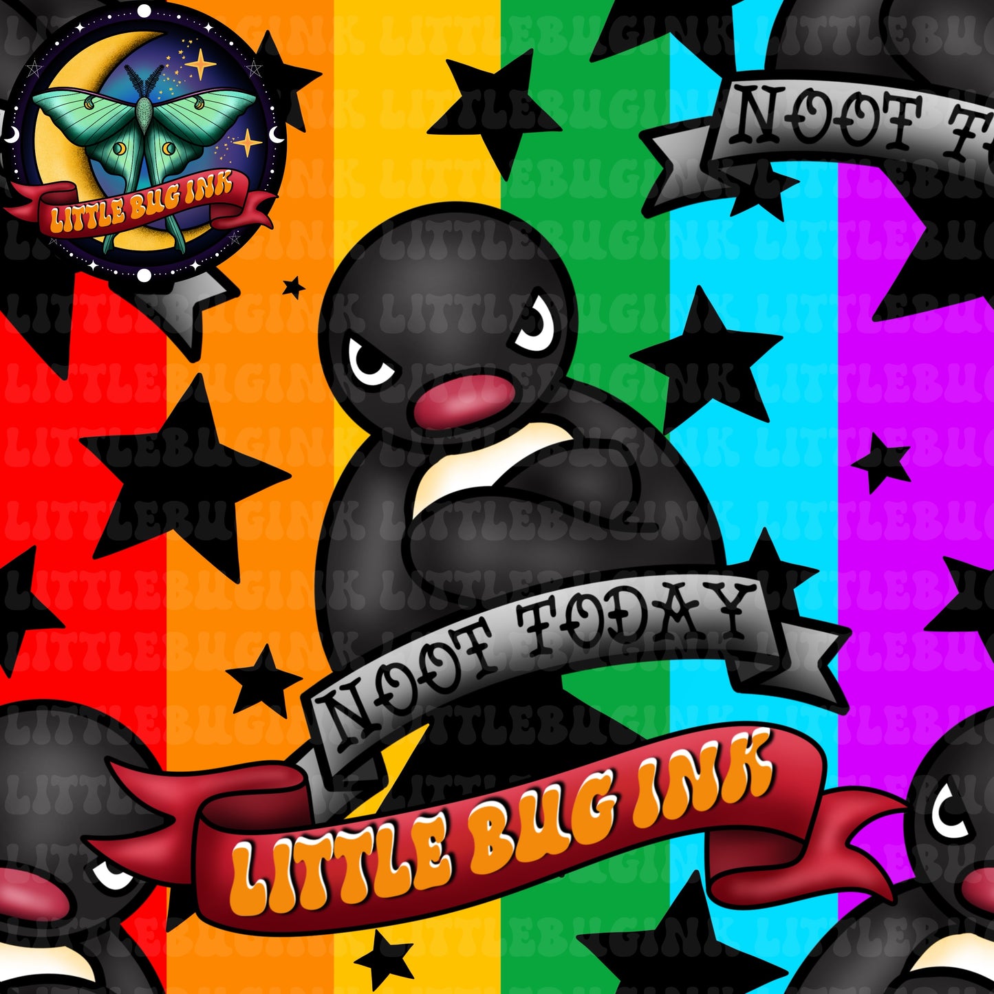 Noot today pingu seamless exclusive colourways