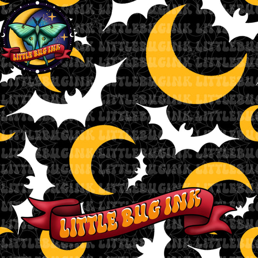 Bats n moons seamless