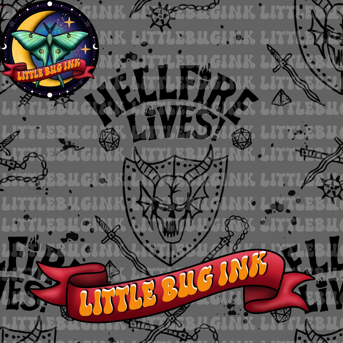 HELLFIRE LIVES non exclusive seamless