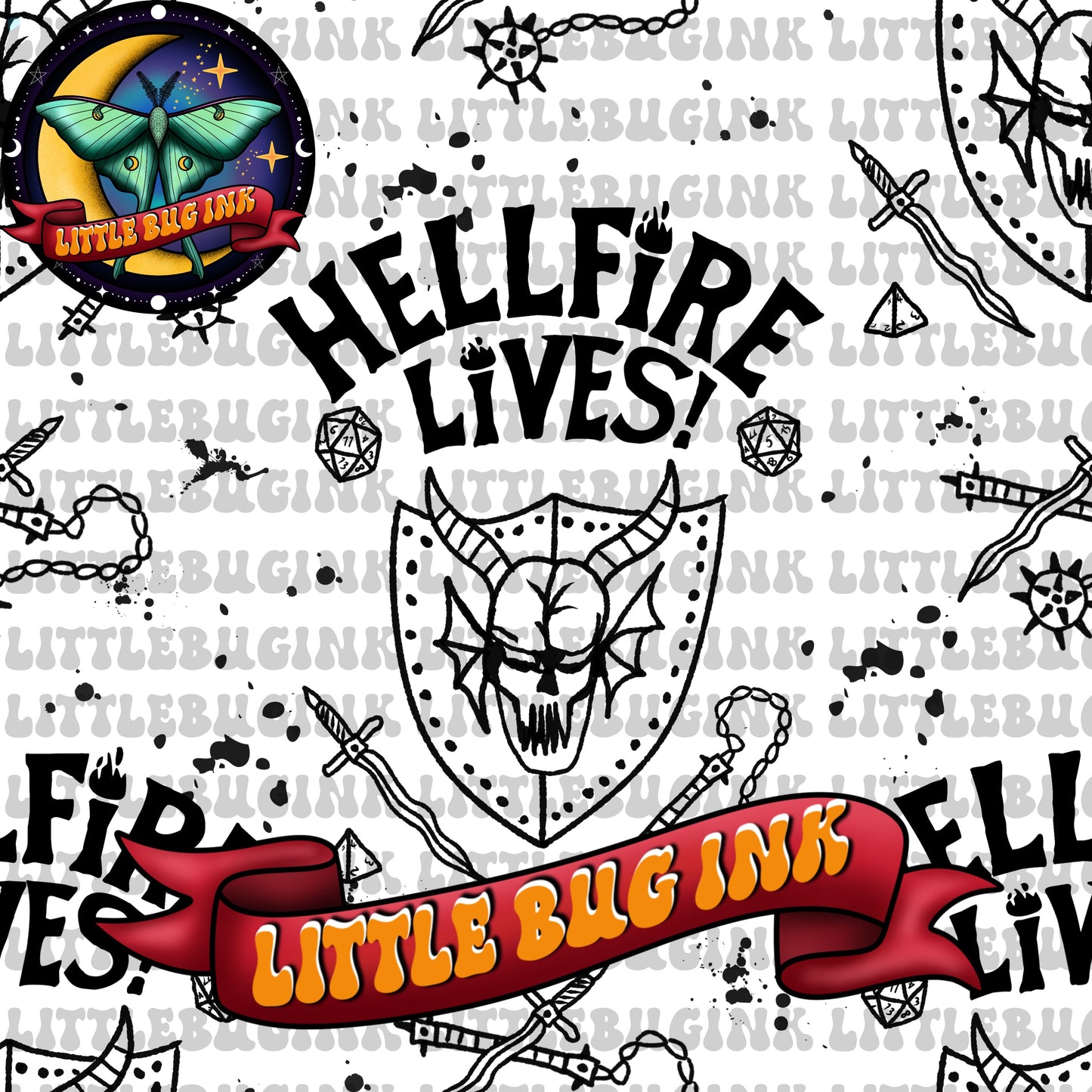 HELLFIRE LIVES non exclusive seamless