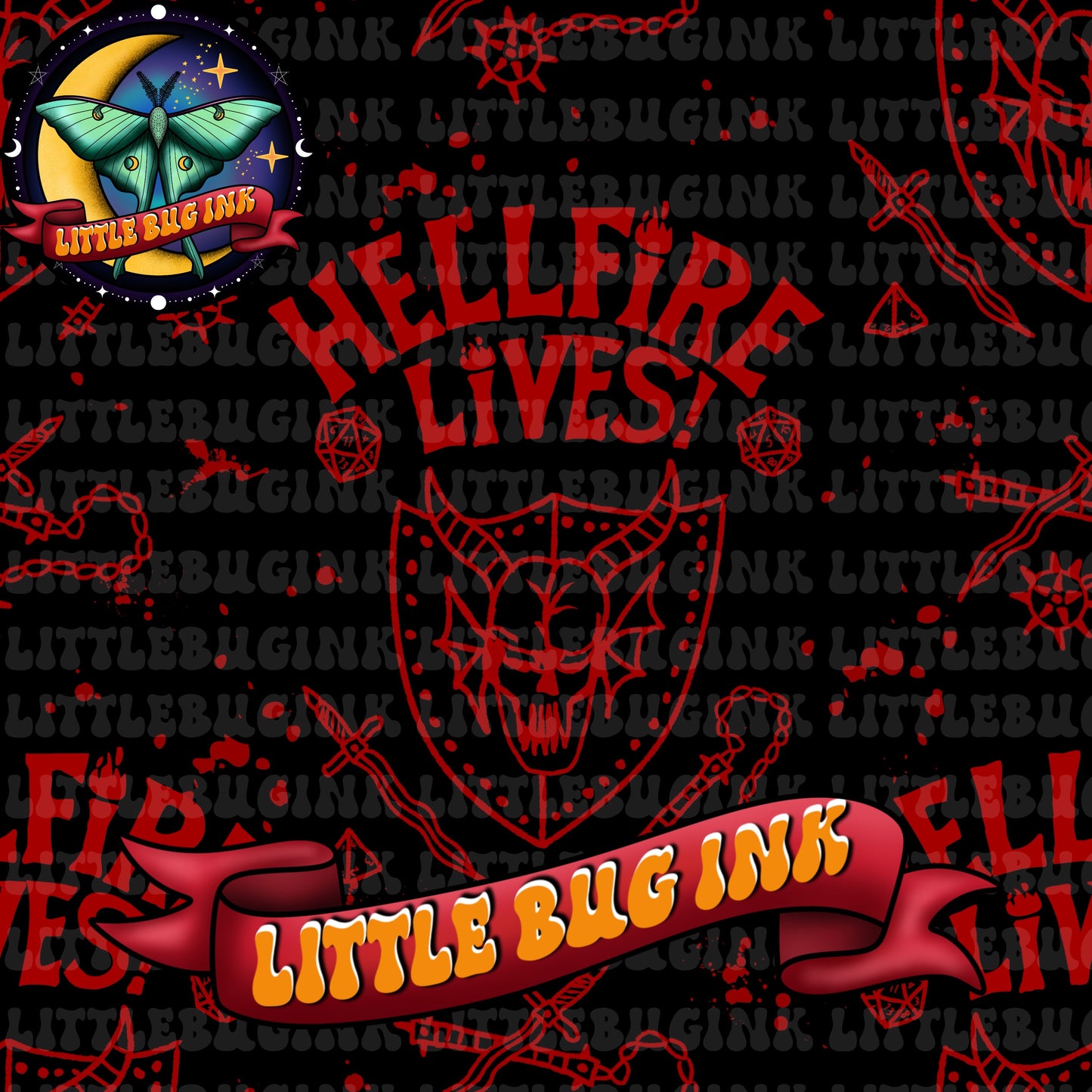 HELLFIRE LIVES non exclusive seamless